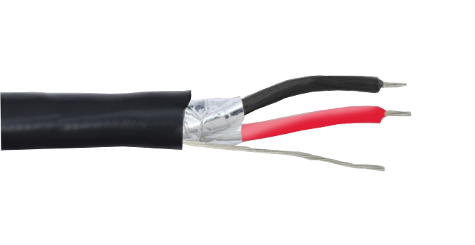 1 Pair 16 AWG Overall Foil Shielded Multi Conductor Cable - 600V